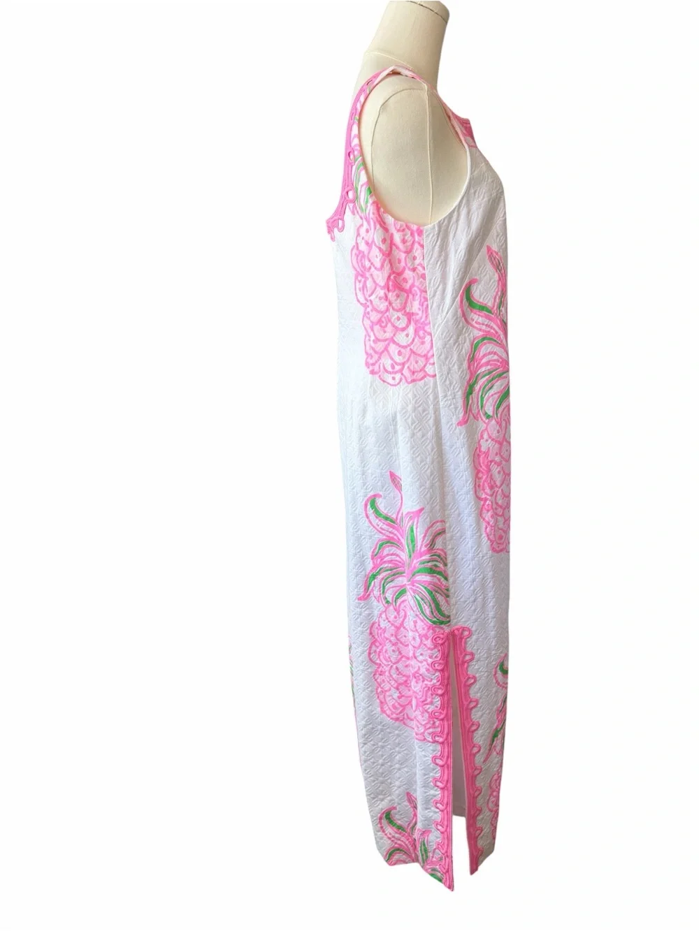 L Lilly Pulitzer MARLEIGH STRETCH MAXI SHIFT DRESS Size 8 - Picture 4 of 8